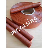 Целюлозна ковбасна оболонка для домашніх ковбас “mr.casing“ д-45, колір копчення (гофр.33.4м)