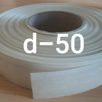 Фиброузная оболочка для домашних колбас D-50,цвет прозрачный-бесцветный