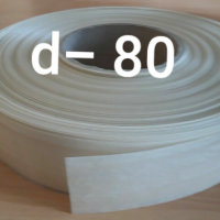 Фібровузна оболонка для домашніх ковбас D-80, колір прозорий-бесколірний